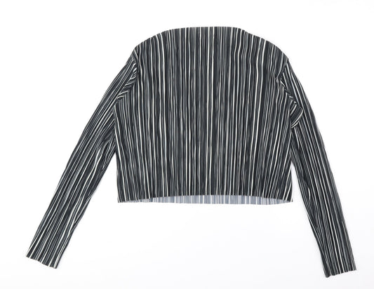 Womens UK Size 6 H&M Black Basic Blouse