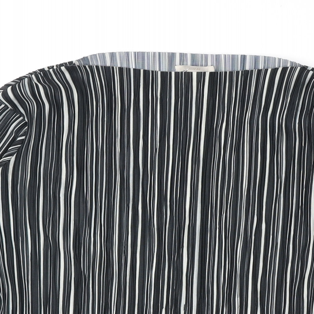 Womens UK Size 6 H&M Black Basic Blouse