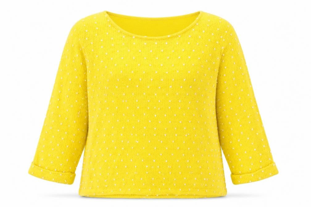 Womens UK Size 14 Izabel Yellow Pullover Jumper