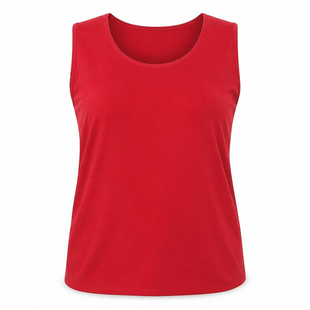 Womens UK Size 16 Saloos Red Basic Tank