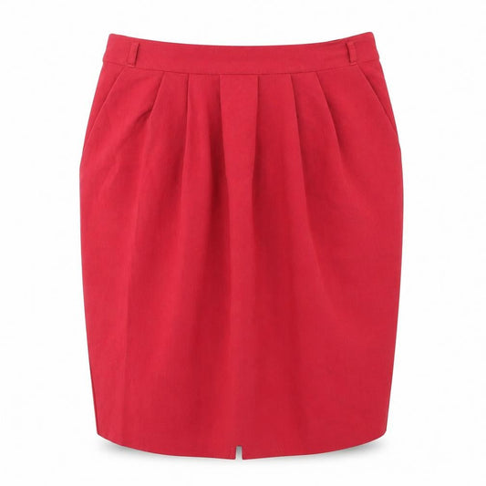 Womens UK Size 8 Papaya A-Line  Skirt