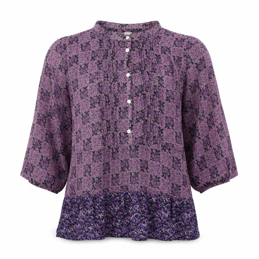 Womens UK Size 10 NEXT Purple Basic Blouse