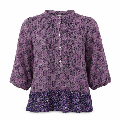 Womens UK Size 10 NEXT Purple Basic Blouse
