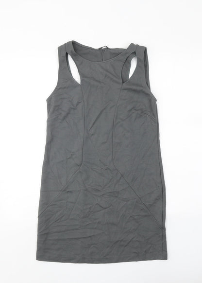 Tezenis Womens Grey Polyester A-Line Size S Round Neck Pullover
