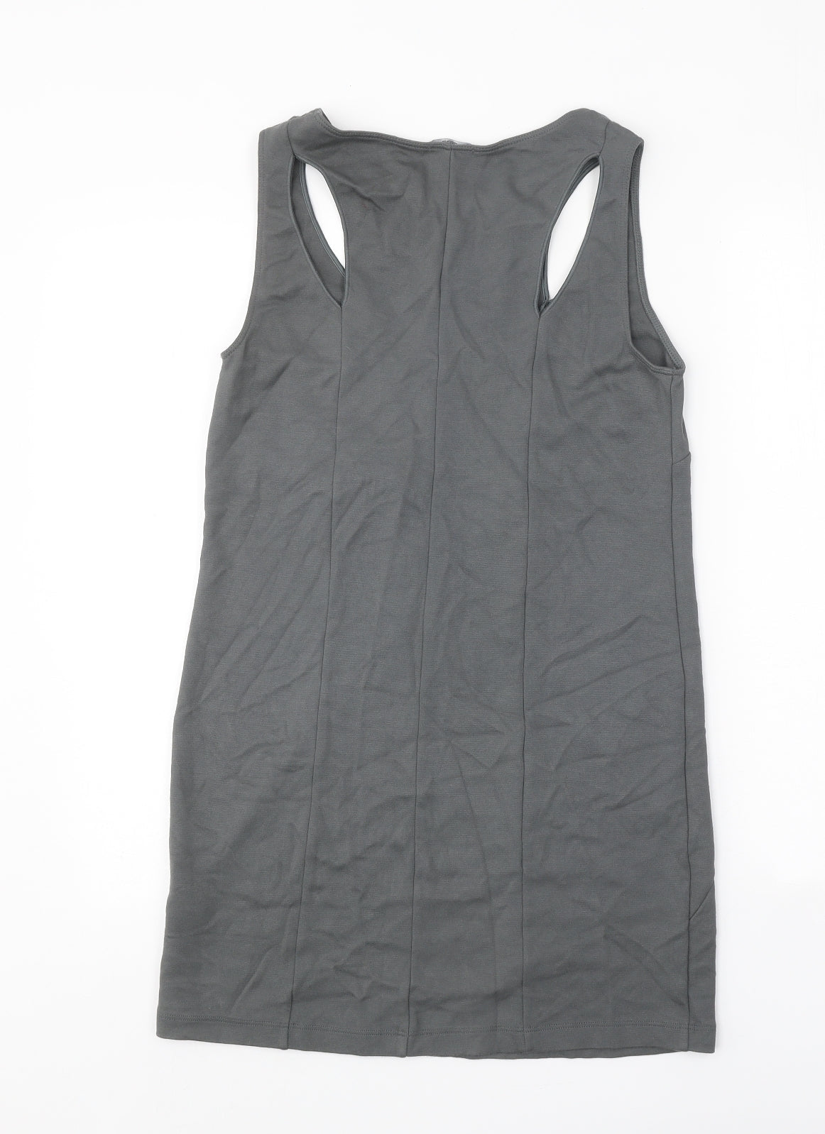 Tezenis Womens Grey Polyester A-Line Size S Round Neck Pullover