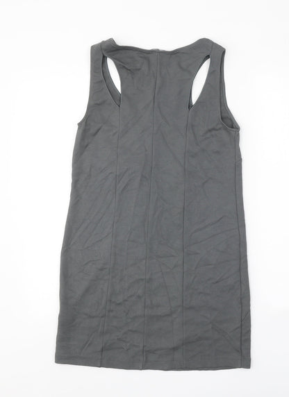 Tezenis Womens Grey Polyester A-Line Size S Round Neck Pullover