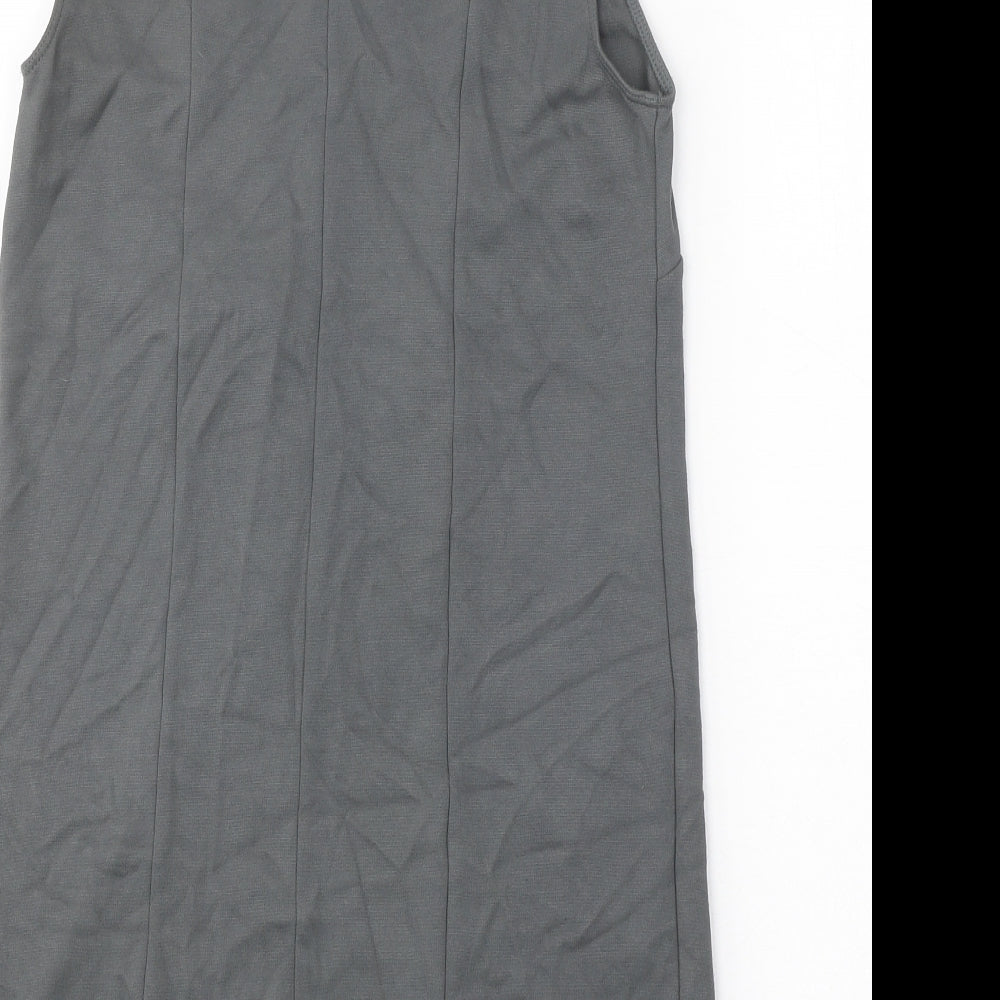 Tezenis Womens Grey Polyester A-Line Size S Round Neck Pullover