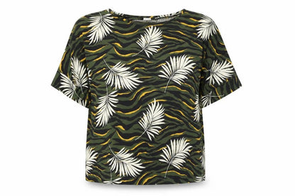 Womens UK Size 12 Dorothy Perkins Green Basic T-Shirt