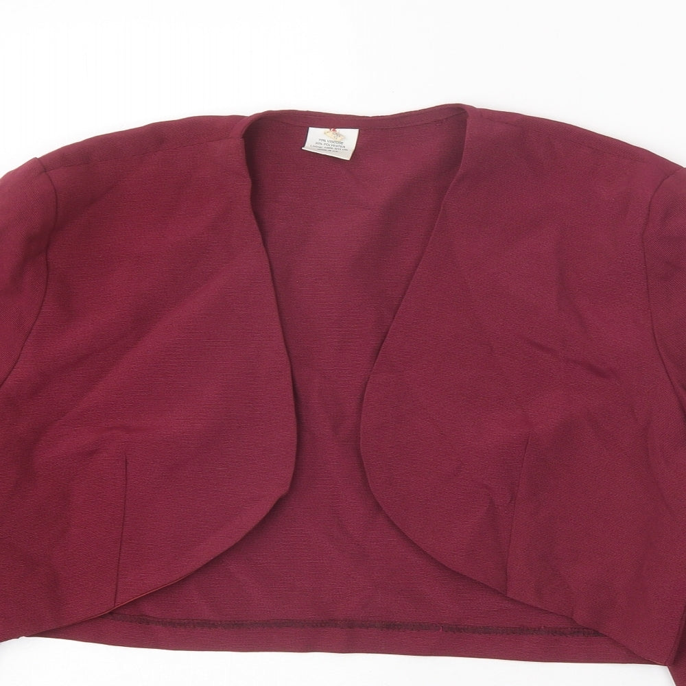 Womens UK Size 12 Preworn Red Jacket