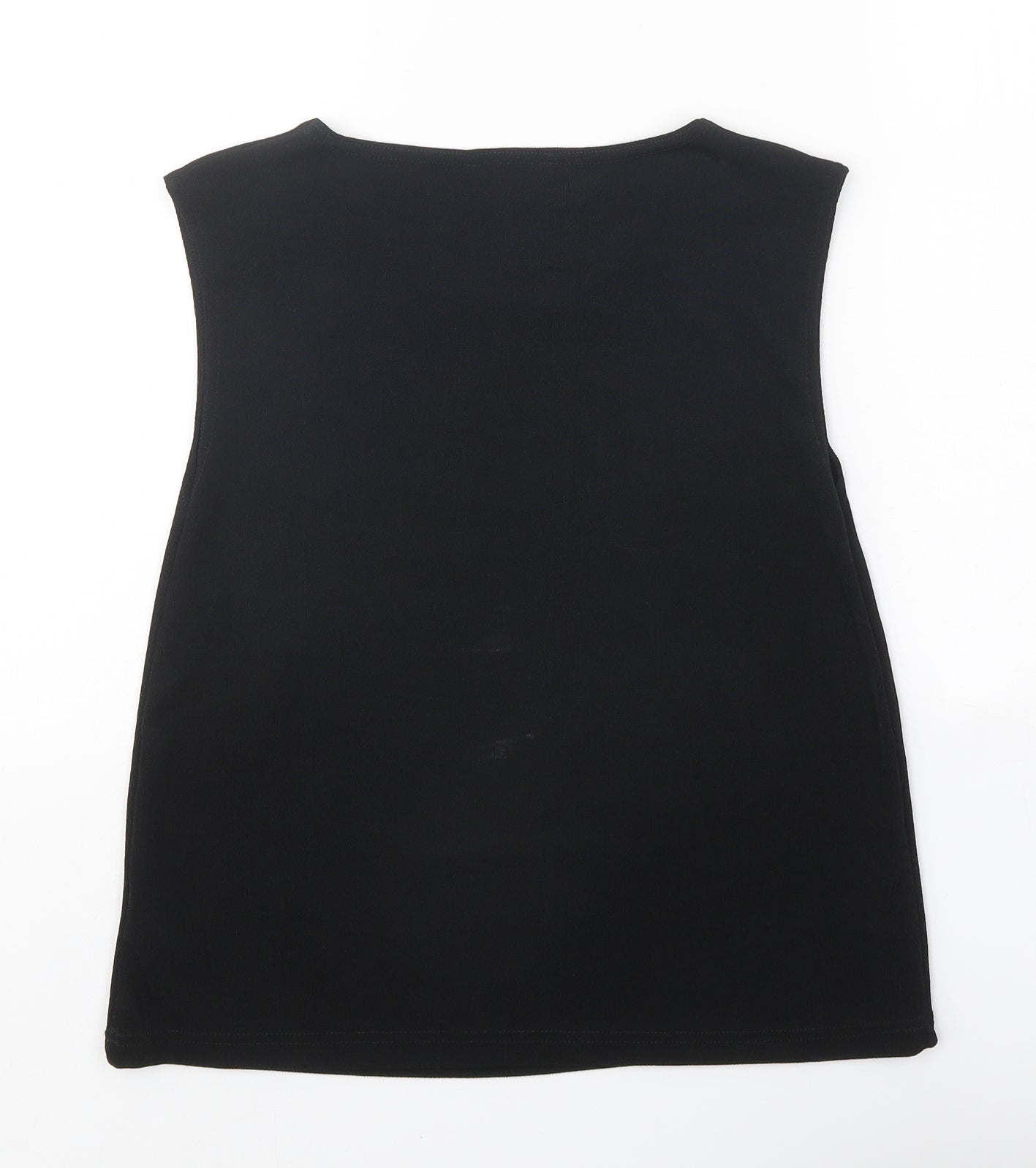 Berkertex Womens Black Polyester Basic Tank Size 16 Round Neck