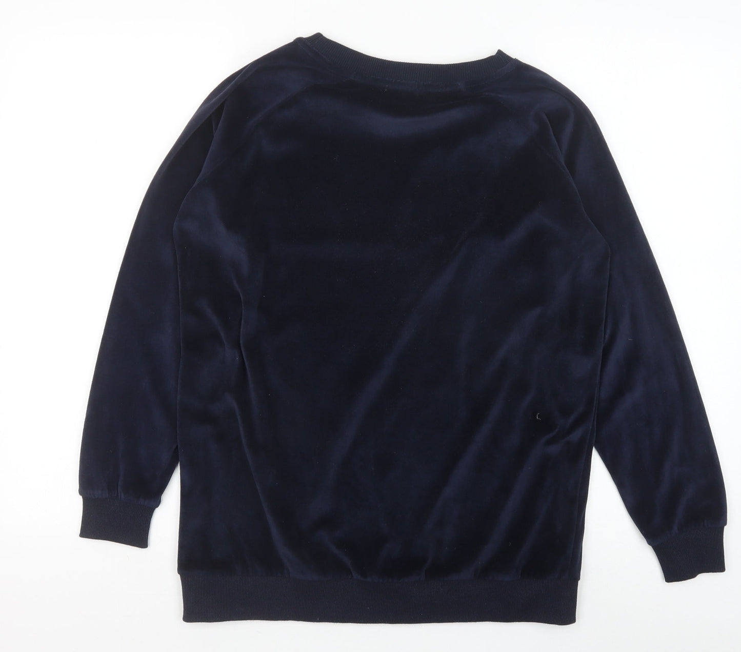 River Island Womens Blue Polyester Pullover Sweatshirt Size S Pullover