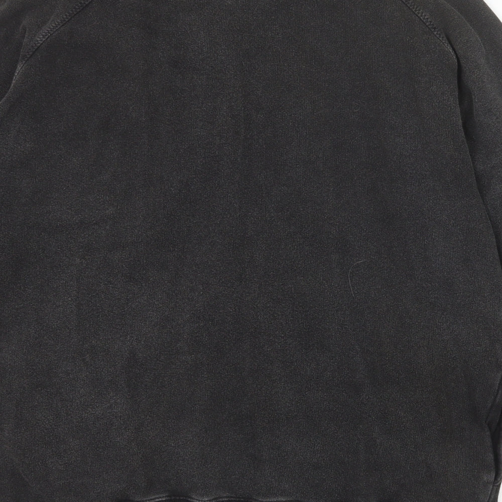 Cecil Gee Womens Grey 100% Cotton Full Zip Sweatshirt Size L Zip