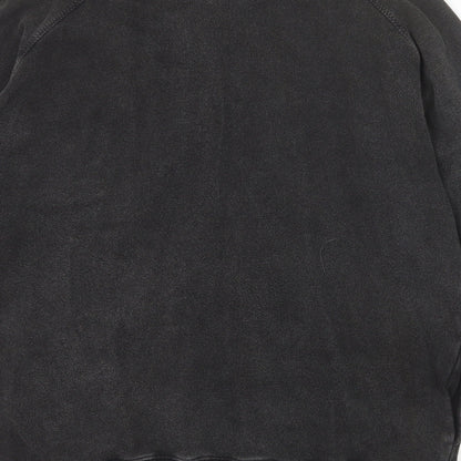 Cecil Gee Womens Grey 100% Cotton Full Zip Sweatshirt Size L Zip