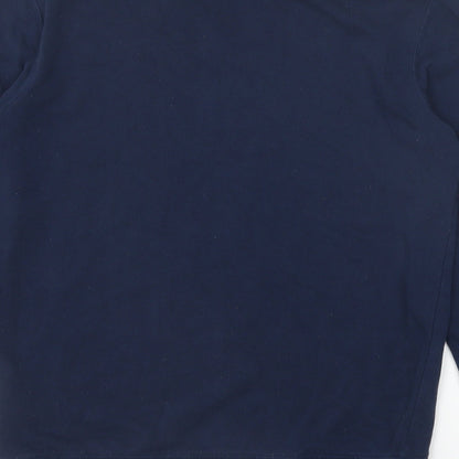 H&M Womens Blue Cotton Pullover Sweatshirt Size S Pullover