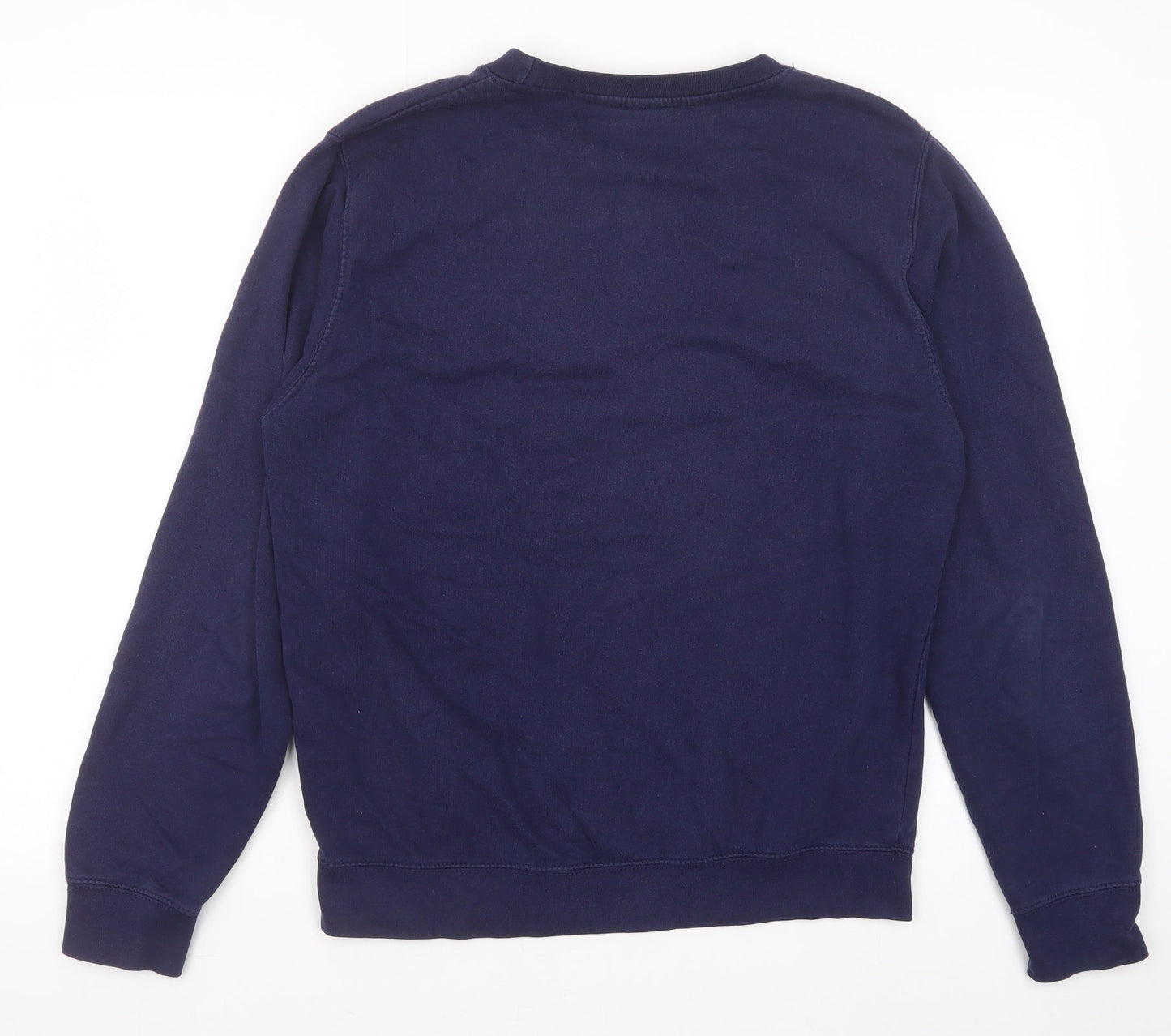 Preworn Womens Blue Cotton Pullover Sweatshirt Size S Pullover - Zebra print Star