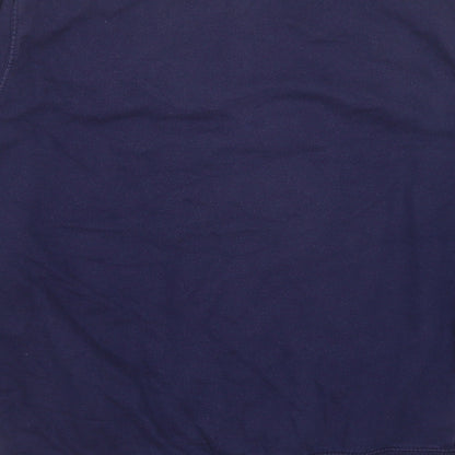 Preworn Womens Blue Cotton Pullover Sweatshirt Size S Pullover - Zebra print Star
