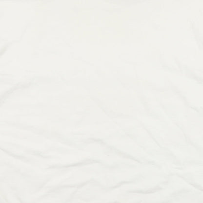 Womens UK Size M ASOS White Pullover Sweatshirt