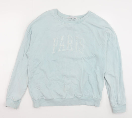 Womens UK Size S NEXT Green Pullover Sweatshirt