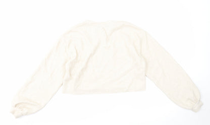 Clockhouse Womens Beige Viscose Pullover Sweatshirt Size XS Pullover