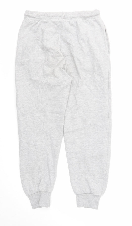 Womens UK Size S PRETTYLITTLETHING Regular Fit Sweatpants Grey Trousers