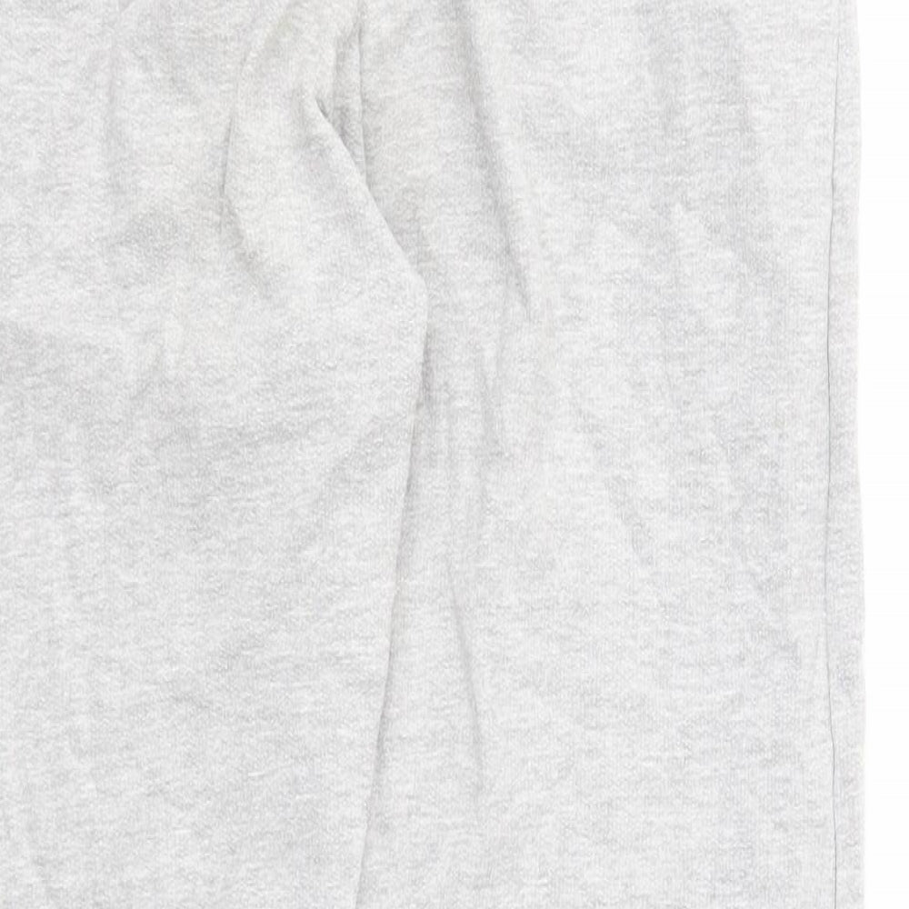 Womens UK Size S PRETTYLITTLETHING Regular Fit Sweatpants Grey Trousers