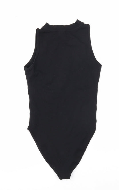 Womens UK Size 8 ASOS One-Piece Black Bodysuit