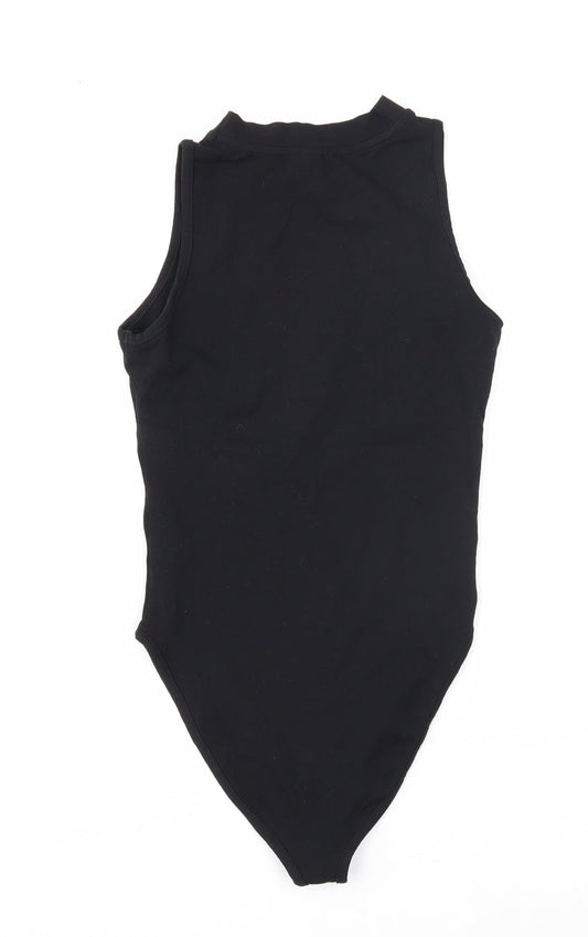 Womens UK Size 8 ASOS One-Piece Black Bodysuit