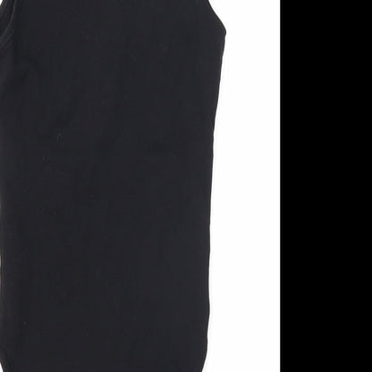 Womens UK Size 8 ASOS One-Piece Black Bodysuit
