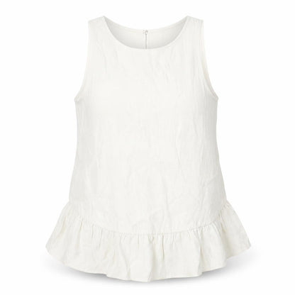 Womens UK Size M Ann Taylor Beige Basic Tank