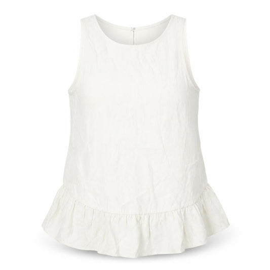 Womens UK Size M Ann Taylor Beige Basic Tank