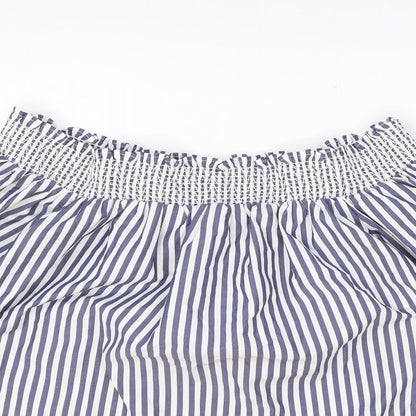 Womens UK Size 8 Marks and Spencer Blue Cropped Tank