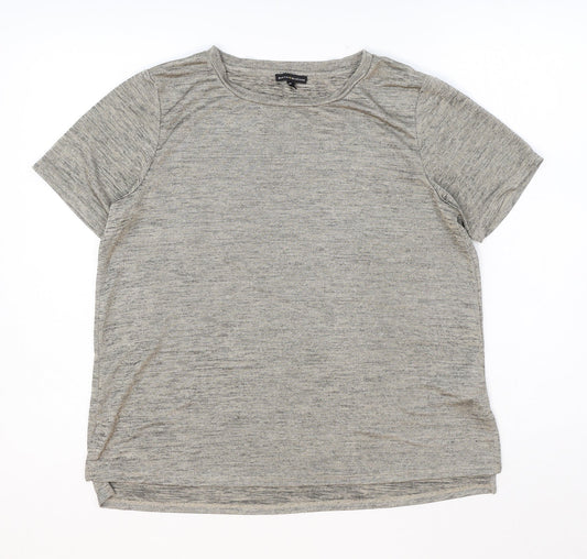 Womens UK Size M Mercer & Madison Beige Basic T-Shirt