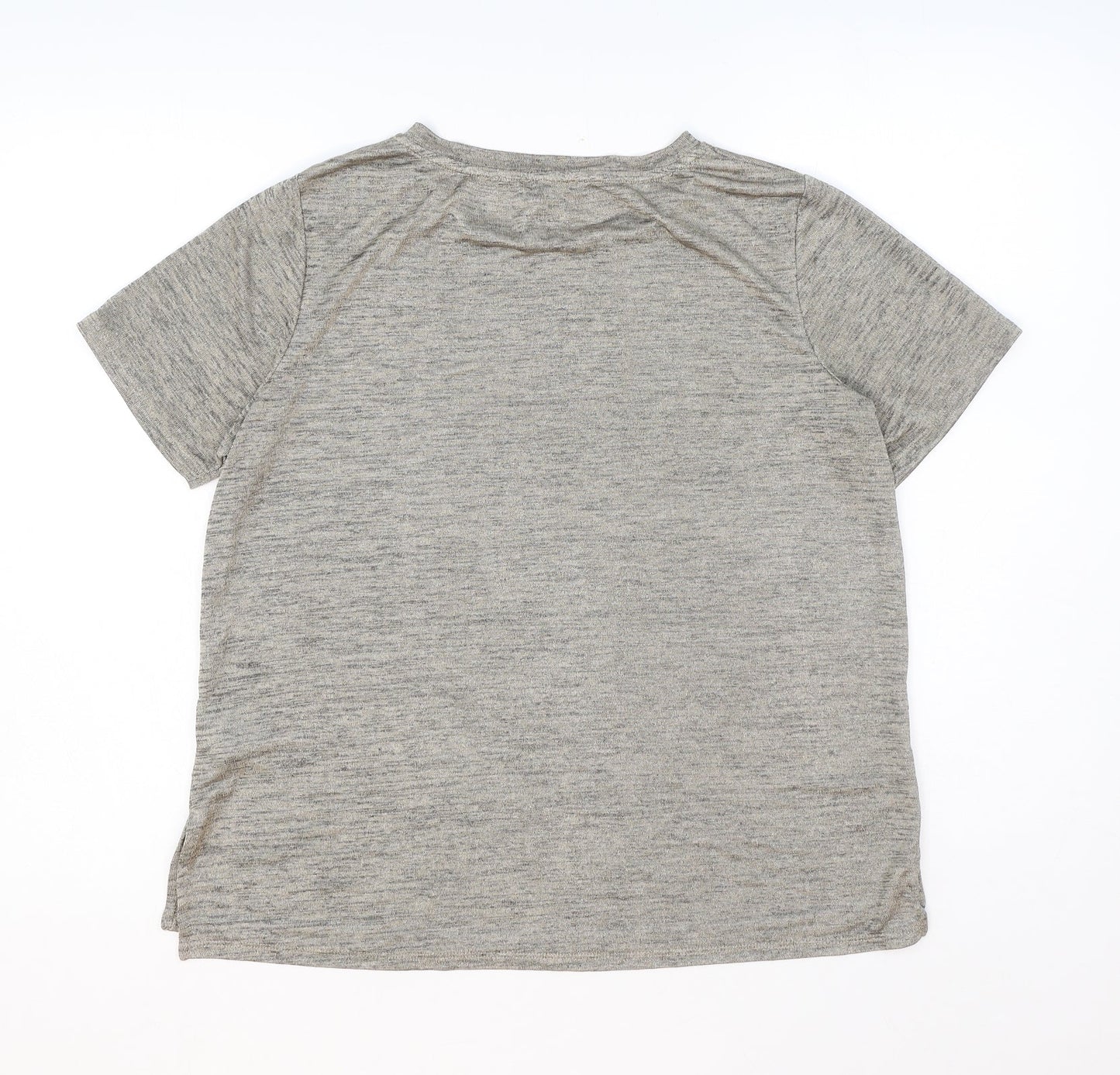 Womens UK Size M Mercer & Madison Beige Basic T-Shirt