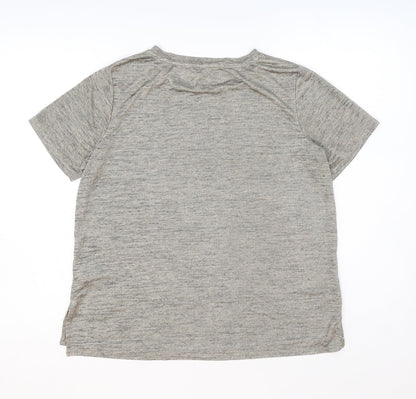 Womens UK Size M Mercer & Madison Beige Basic T-Shirt