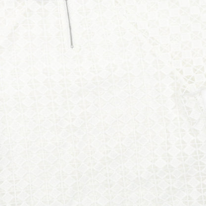 Womens UK Size 10 NEXT White Basic Blouse
