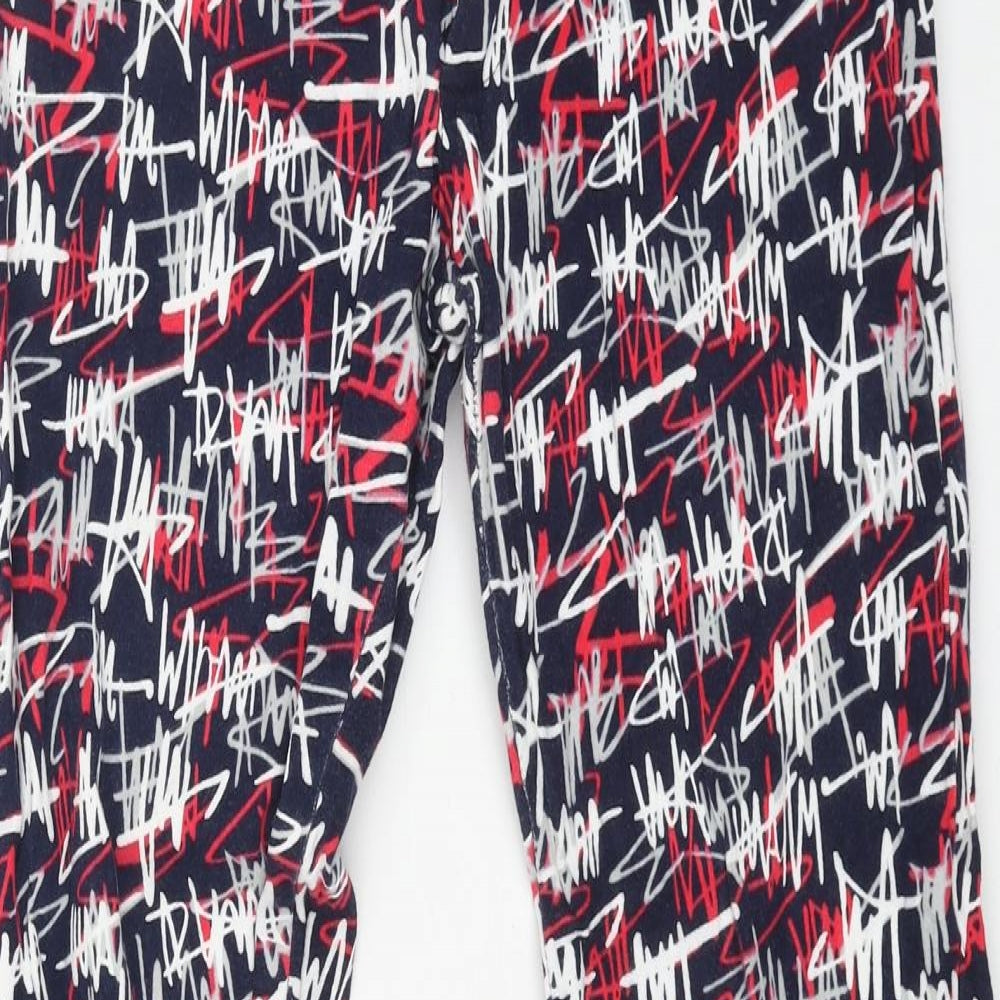 Womens UK Size 32 Reverse Regular Fit  Blue Trousers