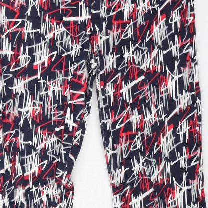 Womens UK Size 32 Reverse Regular Fit  Blue Trousers