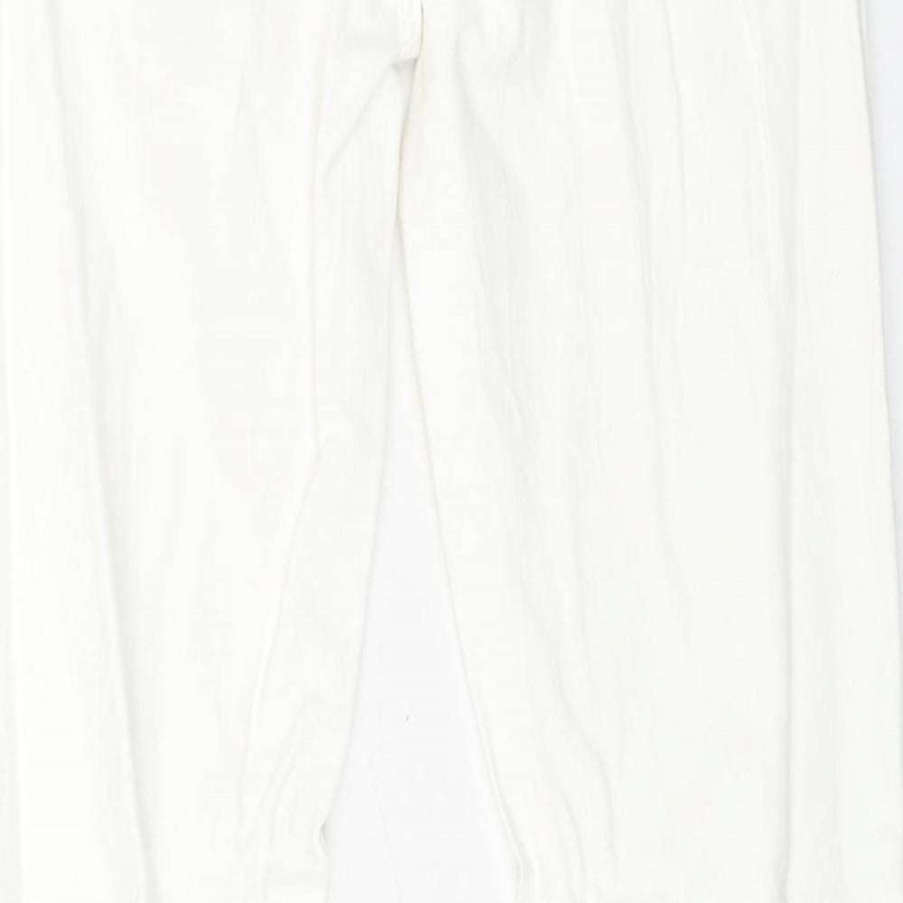 Womens UK Size 32 in American Eagle Outfitters Regular Fit Skinny White Jeans