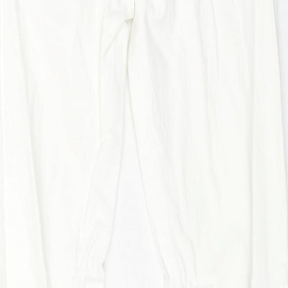 Womens UK Size 32 in American Eagle Outfitters Regular Fit Skinny White Jeans