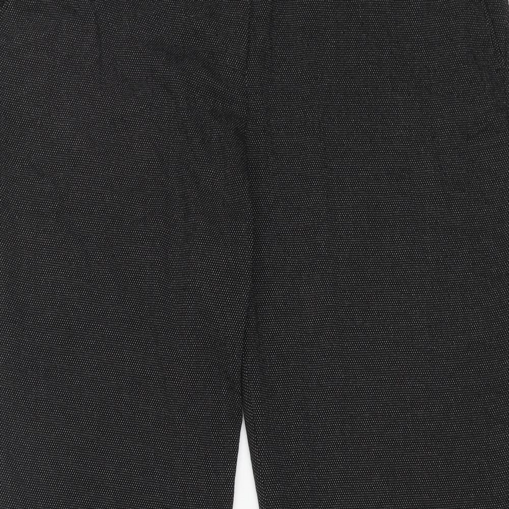 Womens UK Size 14 M&Co Regular Fit Dress Pants Grey Trousers