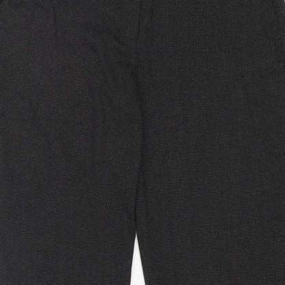 Womens UK Size 14 M&Co Regular Fit Dress Pants Grey Trousers
