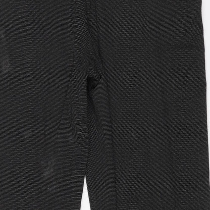 Womens UK Size 14 M&Co Regular Fit Dress Pants Grey Trousers