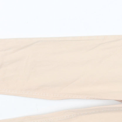 Womens UK Size 10 Marks and Spencer Regular Fit Straight Beige Jeans