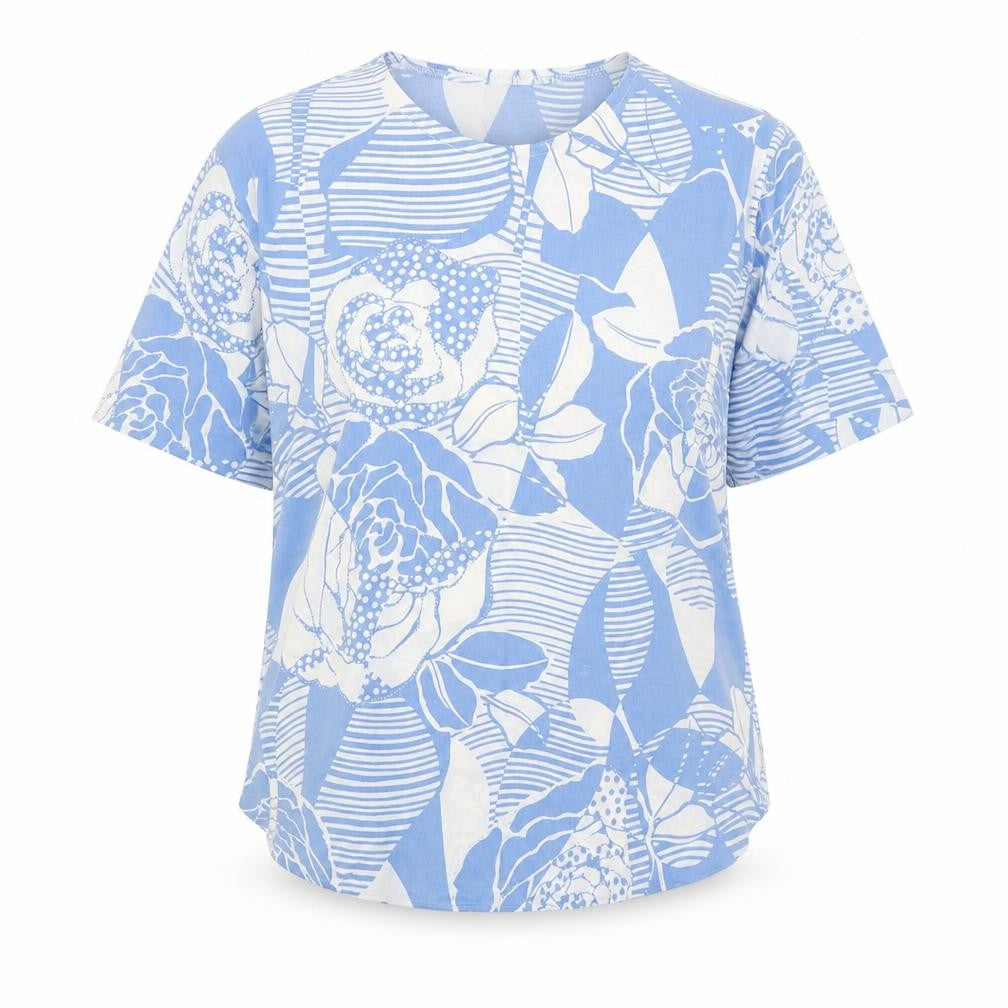 Womens UK Size M Soul Blue Basic Blouse