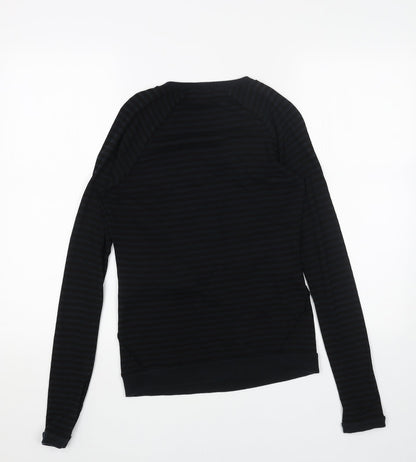 Womens UK Size 8 Topshop Black Basic T-Shirt