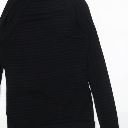 Womens UK Size 8 Topshop Black Basic T-Shirt