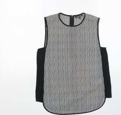 Womens UK Size 8 Warehouse White Basic Tank