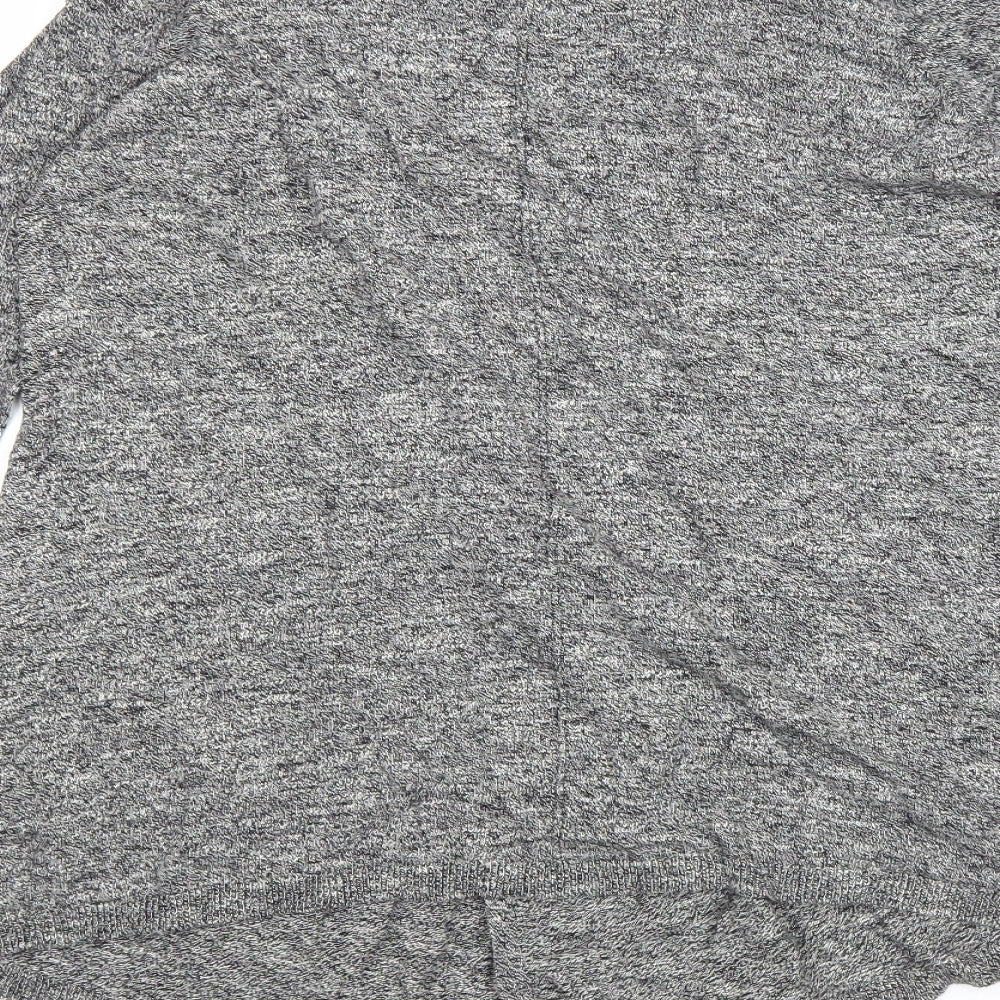 Womens UK Size 10 New Look Grey Cardigan Jumper