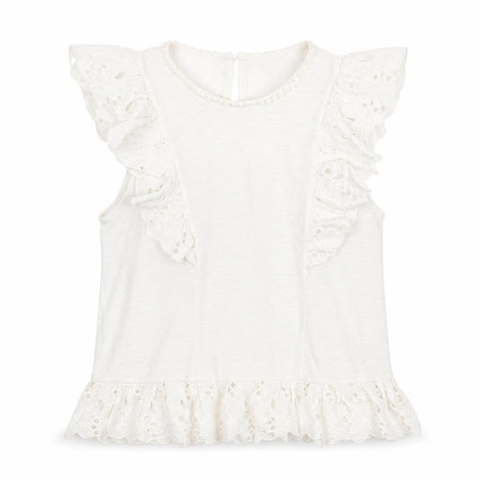 Womens UK Size 6 Miss Selfridge White Basic Tank