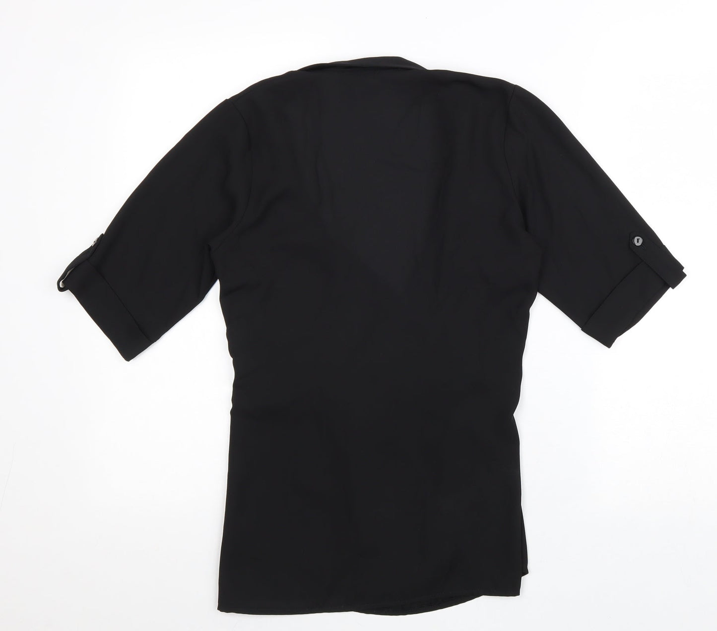 Womens UK Size 6 Select Black Kimono Blouse